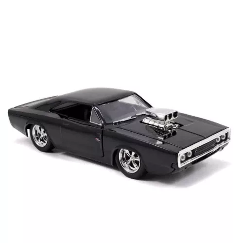 Jada Hollywood Rides RC autómodell Halálos iramban – Dodge Charger 1970 Glossy Black 1:24