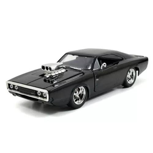 Jada Hollywood Rides RC autómodell Halálos iramban – Dodge Charger 1970 Glossy Black 1:24