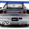 Jada Fast & Furious 2002 Nissan Skyline 1:24-es méretarányú fém autómodell