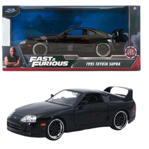 Fast&Furious 1995 Toyota Supra 1:24-es méretarányú fém modellautó