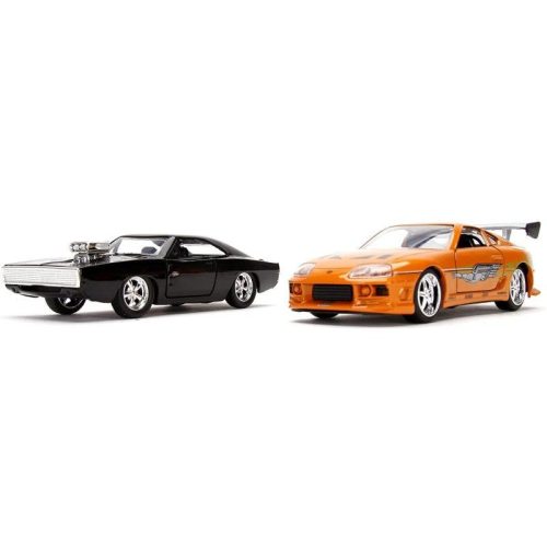 Jada Hollywood Rides Fast and Furious Twin Pack - 1970 Dodge Charger & 1995 Toyota Supra