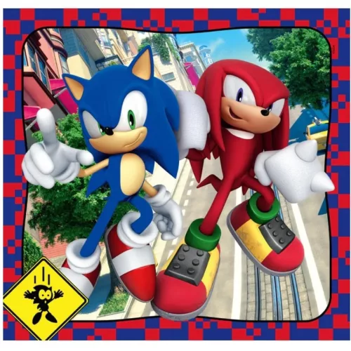 Clementoni SuperColor 3 az 1-ben 25320 Sonic puzzle (3x48 db)