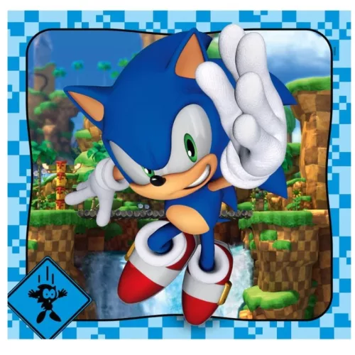 Clementoni SuperColor 3 az 1-ben 25320 Sonic puzzle (3x48 db)