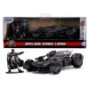 Jada Justice League autómodell - Batman & Batmobile