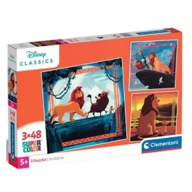 Clementoni 25323 Super Color puzzle – Az oroszlánkirály (3x48 db)