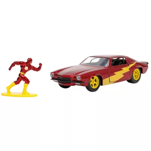 Jada DC figura és 1973 Chevrolet Camaro 1:32 kisautó – Flash