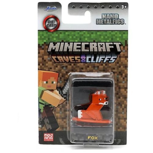 Minecraft Caves & Cliffs Nano Metal figura - Fox