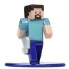 Minecraft Caves & Cliffs Nano Metal figura - Steve - Iron Pickaxe