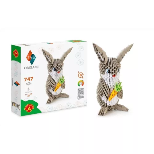 Alexander Origami 3D nyuszi papírszobor játékszett – 747 db