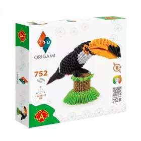 Alexander Origami 3D Tukán papírszobor játékszett – 752 db
