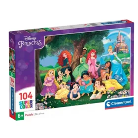 Clementoni SuperColor 25743 Disney hercegnők puzzle (104 db)