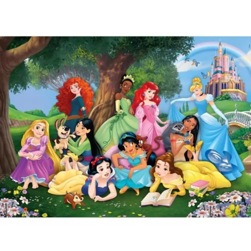 Clementoni SuperColor 25743 Disney hercegnők puzzle (104 db)