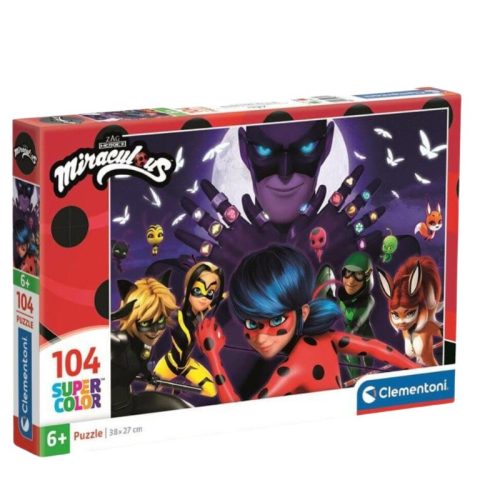 Clementoni 25765 Super Color puzzle - Miraculous - Katicabogár (104 db)