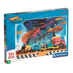 Clementoni SuperColor 25777 Hot Wheels: Adj gázt! puzzle (104 db)