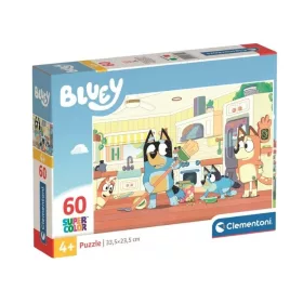 Clementoni SuperColor Puzzle – Bluey takarít – 60 db