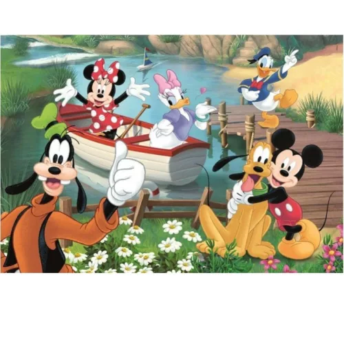 Clementoni Super Color puzzle 60 db – Mickey egér, Minnie egér