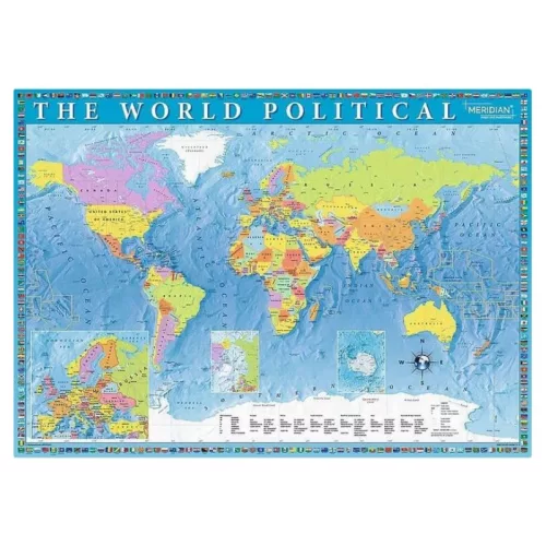 Puzzle 2000 db – A világ politikai térképe
