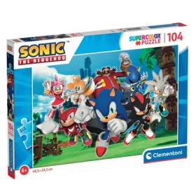 Clementoni Supercolor puzzle – Sonic a sündisznó (104 db)