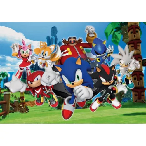 Clementoni Supercolor puzzle – Sonic a sündisznó (104 db)