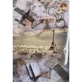 Óriás lakk dísztasak – Párizs térképpel