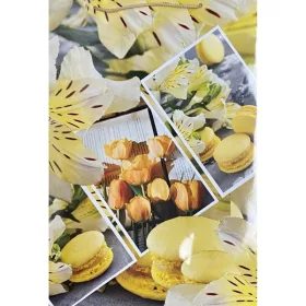 Óriás lakk dísztasak – Sárga virágok