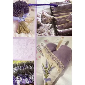 Közepes lakk dísztasak – Levendulás