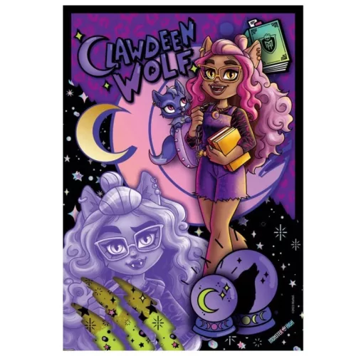 Clementoni Monster High Collection Monster High 28183 puzzle – Claw Deen Wolf (150 db)