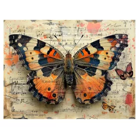 Közepes lakk dísztasak – Nagy pillangó