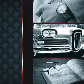 Óriás lakk B dísztasak – karóra és autó mintás