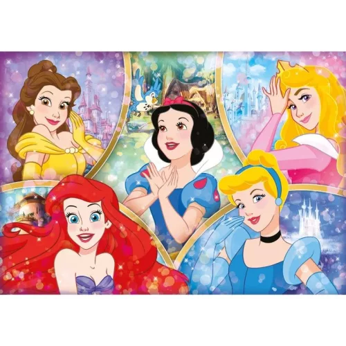 Clementoni SuperColor 29311 Disney hercegnők puzzle (180 db)