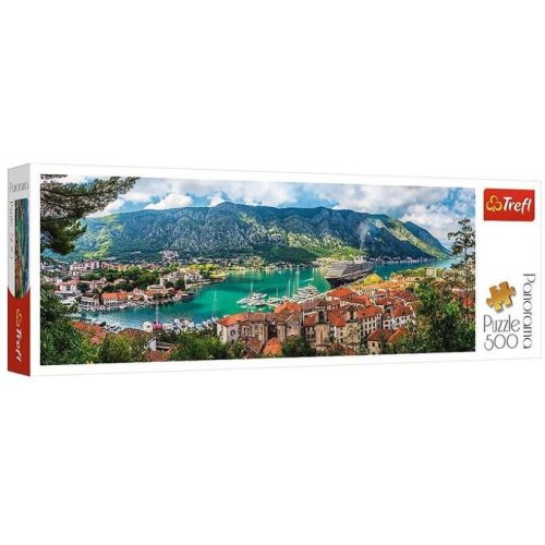 Trefl 29506 Panoráma puzzle - Kotor, Montenegro (500 db)