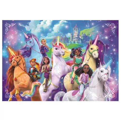 Clementoni Unikornis Akadémia puzzle 180 db