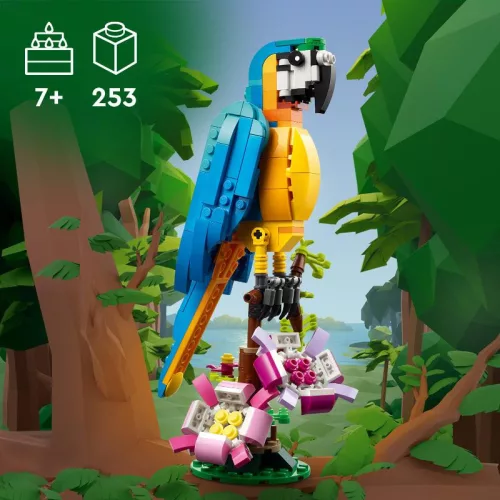 LEGO Creator 31136 Egzotikus papagáj