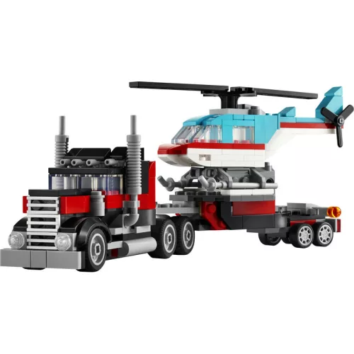 LEGO Creator 31146 Platós teherautó és helikopter