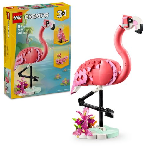 LEGO Creator 31170 Vadállatok: rózsaszín flamingó