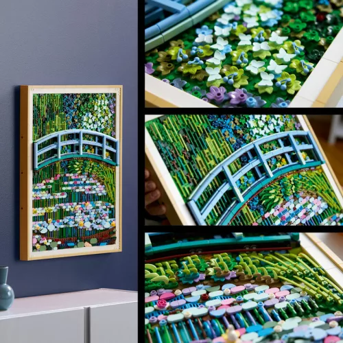LEGO Art 31220 Claude Monet – Híd a vízililiomos tó felett