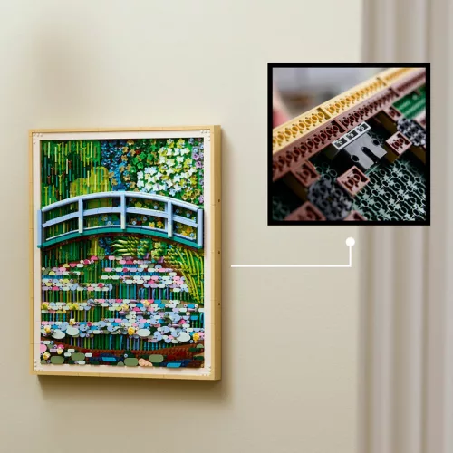 LEGO Art 31220 Claude Monet – Híd a vízililiomos tó felett