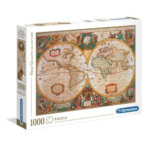 Clementoni 31229 High Quality Collection puzzle - Antik világtérkép (1000 db)