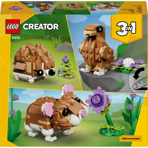 LEGO Creator 31376 Aranyos hörcsög egy virággal