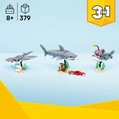 LEGO Creator 31381 Veszedelmes cápa egy kincsesládával