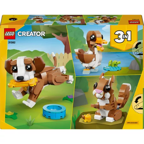 LEGO Creator 31382 Aranyos állatok: Játékos kiskutya