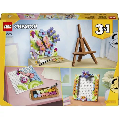 LEGO Creator 3 az 1-ben Virágos művészeti alkotások – 31390