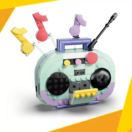 LEGO Creator 3 az 1-ben Zenés dekoráció cicával – 31392
