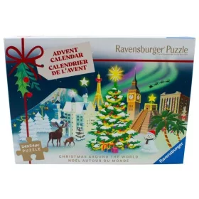 Ravensburger Puzzle adventi naptár – Karácsony a világ körül – 24 x 54 db