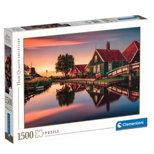 Clementoni 31696 High Quality Collection puzzle - Zaanse Schans, Hollandia (1500 db)