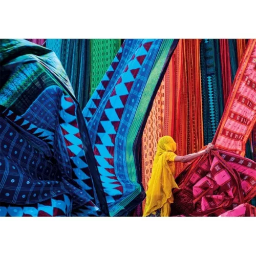 Clementoni High Quality Collection 31706 puzzle – Színes szövetek (1500 db)