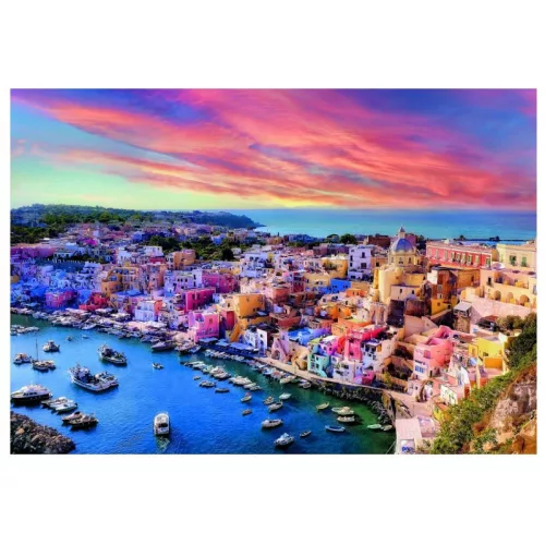 Clementoni High Quality Collection Compact 31721 Festői Procida-sziget puzzle (1500 db)
