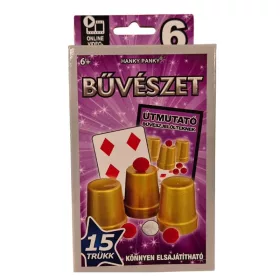 Magic Show bűvészdoboz – poharak és golyók – 15 trükk