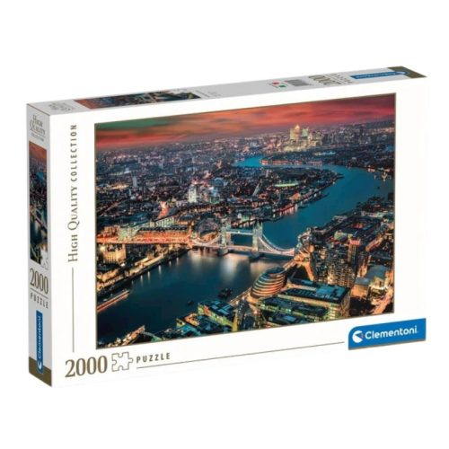 Clementoni 32082 High Quality Collection puzzle - Londoni légifelvétel (2000 db)