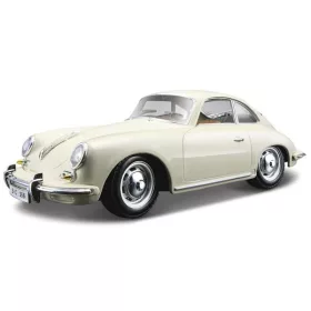 Bburago modellautó 1961 Porsche 356B Coupe – 1:24 méretarányban, krém színben